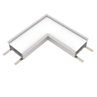 L-CONNECTOR FOR ELMARK PROFILE RECESSED 3000K WHITE