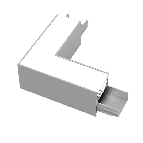 L-CONNECTOR FOR ELMARK PROFILE SURFACE 4000K WHITE