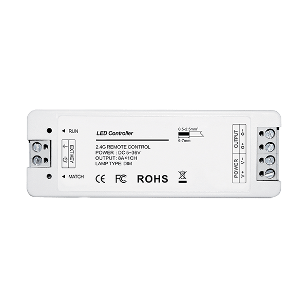 RF LED DIMNINGSMOTTAGARE 1-KANAL