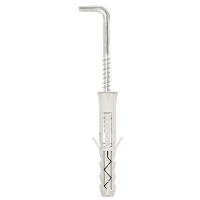 EXPANSION PLUG L-HOOK Wkret-met BP 8X40 9pcs/bl