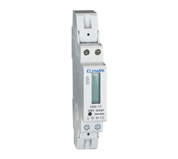 KWH-MÄTARE TILL DIN-SKENA DDS- 1Y-45 5/45 230V EN-TARIFF
