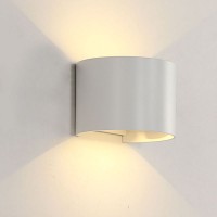 969 LED VÄGGLAMPA RUND 2X5W 4000K IP54 VIT