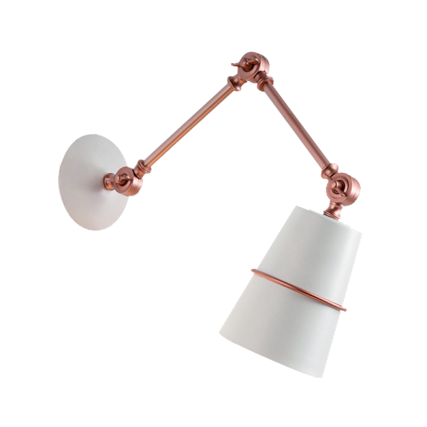 SPIDER VÄGGLAMPA 1XE27 VIT