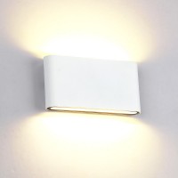 969 LED VÄGGLAMPA RUND 2X6W 4000K IP65 VIT