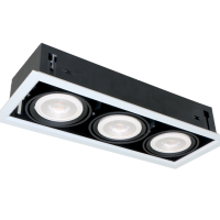 QUAD312 LED-ARMATUR ACCENT 3X12W 2700K VIT