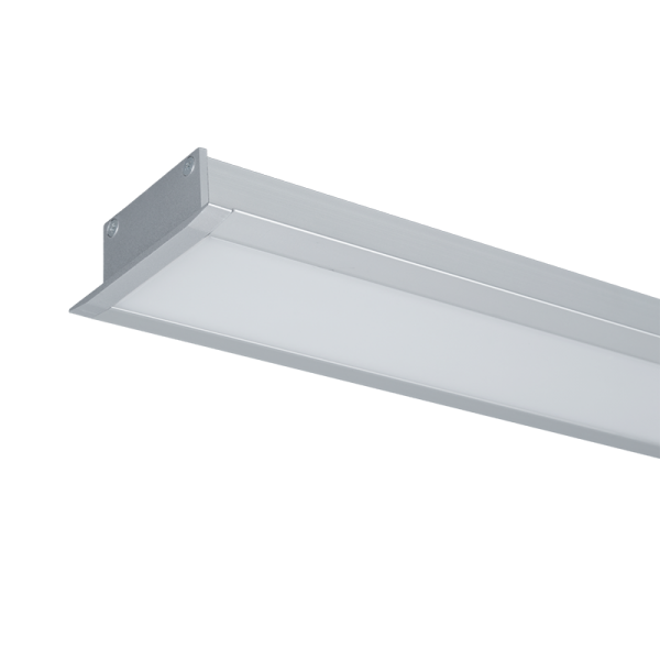 LED PROFILES RECESSED MOUNTING S77 24W 6500K 600MM GREY                                                                                                                                                                                                        