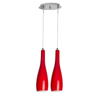 AURA 6602 PENDELLAMPA 2XE27 RÖD