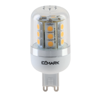 LED LAMP T30 4W G9 230V WHITE                                                                                                                                                                                                                                  