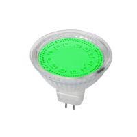 LED LAMPA MR16 SMD2835 3W G5,3 12V 3000K GRÖN