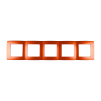 CITY FEMDUBBEL PANEL ORANGE METALLISK