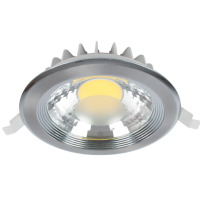 RDLCOB LED SPOTLIGHT 25W 4000K-4300K 230V IP44 SATIN NICKEL