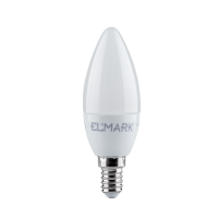 LED STEARINLJUSDESIGN C37 6W E14 230V 6400K