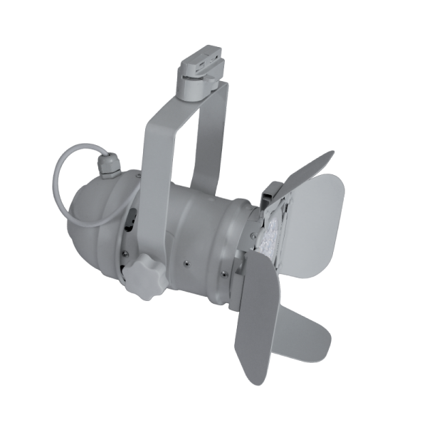 CINEMA SKY LED SPÅRLJUS 12W 2700K 38° 230V GRÅTT