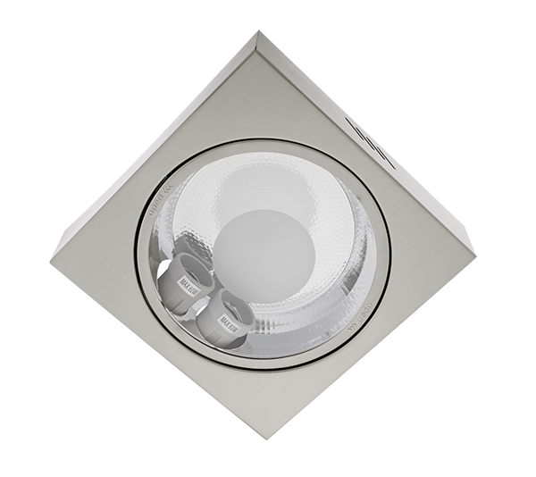 GL214 SET MED 2XLED-PINNAR 9W 4000K SATIN NICKEL