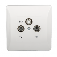 КОНТАКТ TV+FM+SAT БЯЛ EL0668 SPLENDOR                                                                                                                                                                                                                          