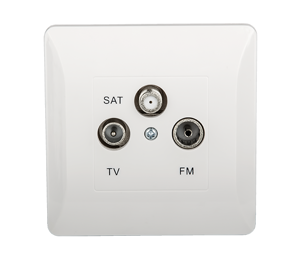 КОНТАКТ TV+FM+SAT БЯЛ EL0668 SPLENDOR                                                                                                                                                                                                                          